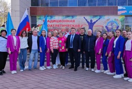 Открыли традиционную ежегодную легкоатлетическую эстафету в Ульяновске